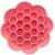 SlowJoy - Evéslassító szilikon tál - Honeycomb - Rózsaszín