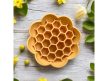 SlowJoy - Evéslassító szilikon tál - Honeycomb - Sárga