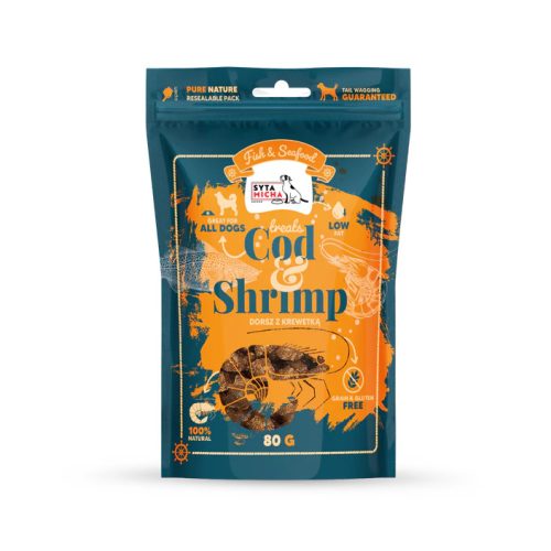 Syta Micha - Fish & Seafood - Tőkehal-Garnélarák szárított jutalomfalat