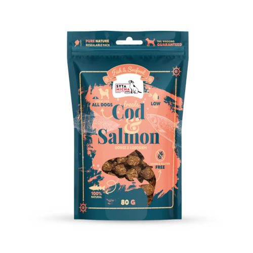 Syta Micha - Fish & Seafood - Tőkehal-Lazac szárított jutalomfalat