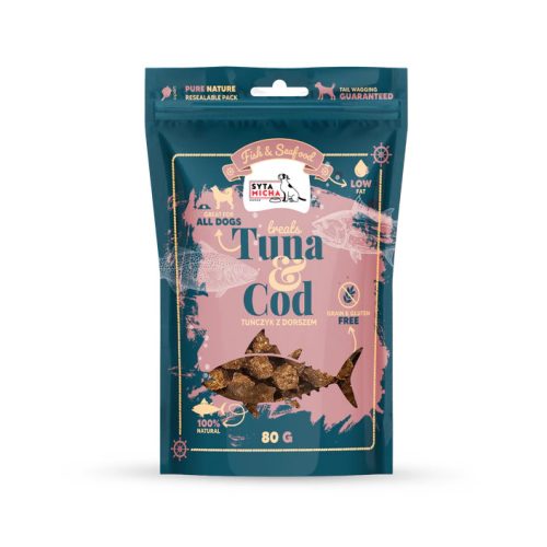 Syta Micha - Fish & Seafood - Tőkehal-Tonhal szárított jutalomfalat