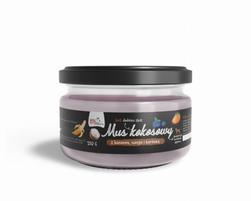 Syta Micha - Kókuszmousse Banánnal, Mangóval és Áfonyával