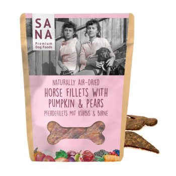   Sana - Filécsíkok - Ló Sütőtökkel és Körtével (100g)