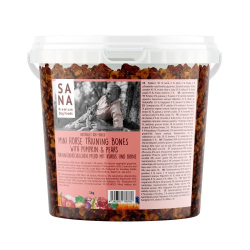 Sana - Tréning csontok - Ló Sütőtökkel és Körtével (1kg)