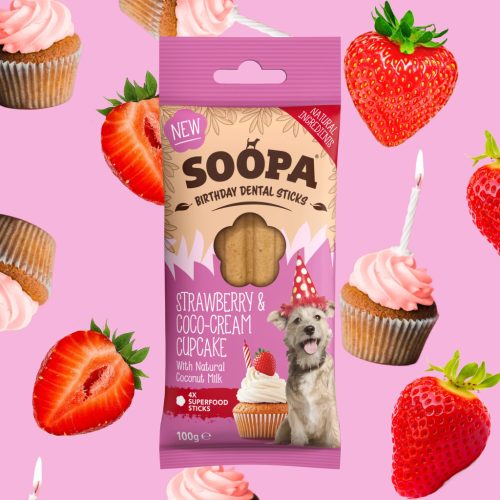 SOOPA - Dental Sticks - Eper és Kókuszkrém fogtisztító - LIMITÁLT