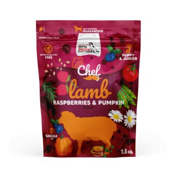   Syta Micha - Száraztáp Junior  - Bárány, Málna és Sütőtök, 1.5kg