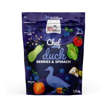   Syta Micha -  Száraztáp - Kacsa, Édesburgonya és Bogyós gyümölcsök, 1.5kg