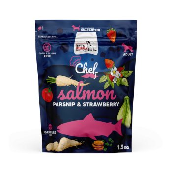   Syta Micha -  Száraztáp - Lazac, Paszternák és Eper, 1.5kg
