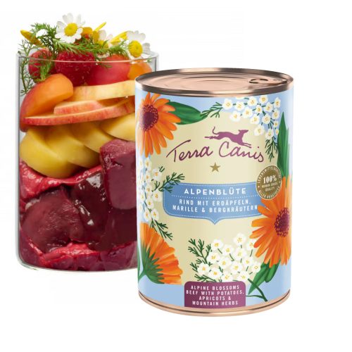 Terra Canis - Flower - Alpenblüte - Marha hegyi fűszernövényekkel menü (400g)