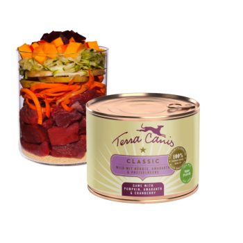   Terra Canis - Classic - Szarvas, Amaránt, Sütőtök, Áfonya menü (200g)