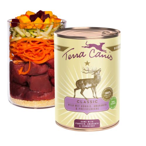 Terra Canis - Classic - Szarvas, Amaránt, Sütőtök, Áfonya menü (400g)