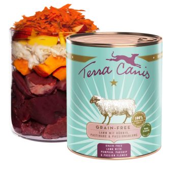   Terra Canis - Grain-Free - Bárány, Sütőtök, Paszternák menü (800g)