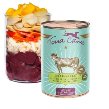   Terra Canis - Grain-Free - Borjú, Sütőtök, Mangó menü (400g)