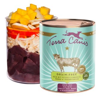   Terra Canis - Grain-Free - Borjú, Sütőtök, Mangó menü (800g)