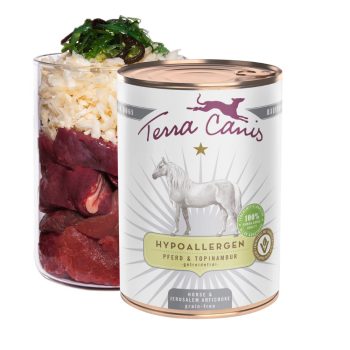   Terra Canis - Hypoallergen - Lóhús-Csicsókával menü (400g)