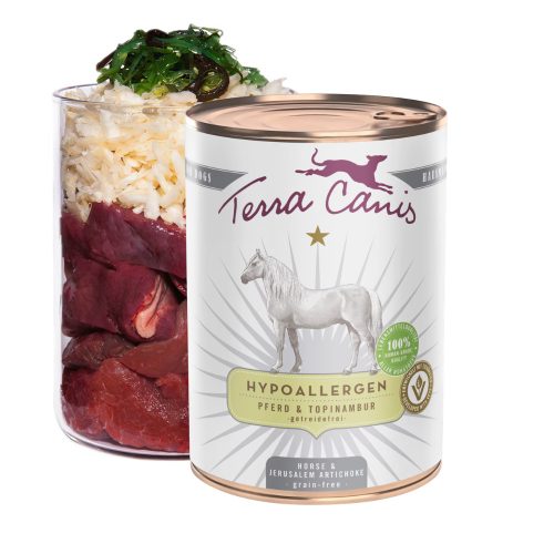 Terra Canis - Hypoallergen - Lóhús-Csicsókával menü (400g)