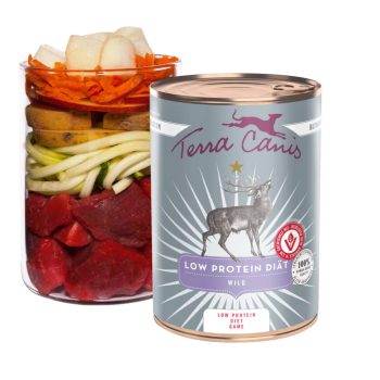   Terra Canis - Low Protein Diet - Alacsony Fehérjetartalmú menü Szarvassal (400g)