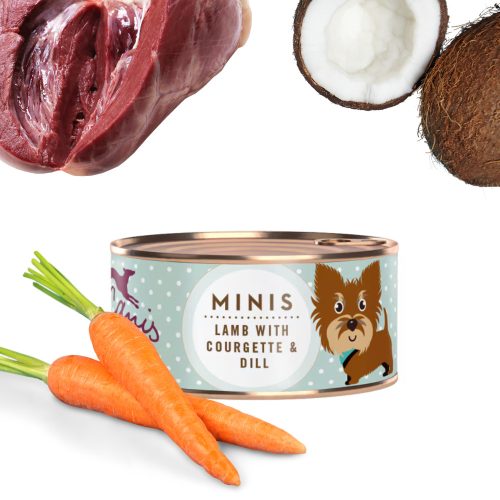 Terra Canis - Minis - Bárány, Sárgarépa, Cukkini menü (100g)