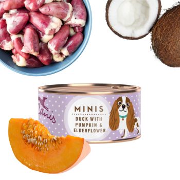   Terra Canis - Minis - Kacsa, Sütőtök, Eper, Bodza menü (100g)