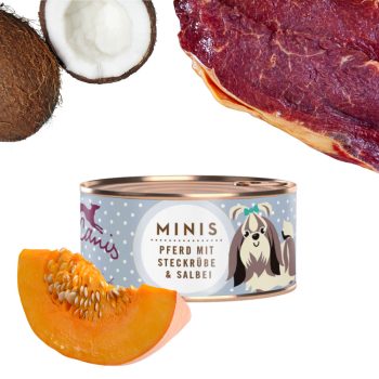 Terra Canis - Minis - Ló, Sütőtök, Cékla menü (100g)