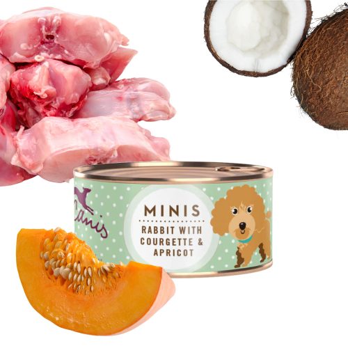 Terra Canis - Minis - Nyúl, Cukkini, Sárgabarack menü (100g)