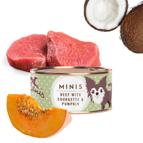 Terra Canis - Minis - Marha, Cukkini, Sütőtök menü (100g)