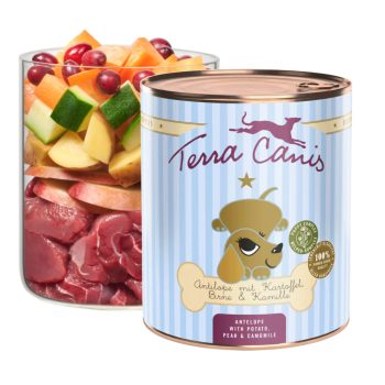   Terra Canis - Puppy - Antilop, Körte, Gesztenye menü (800g)