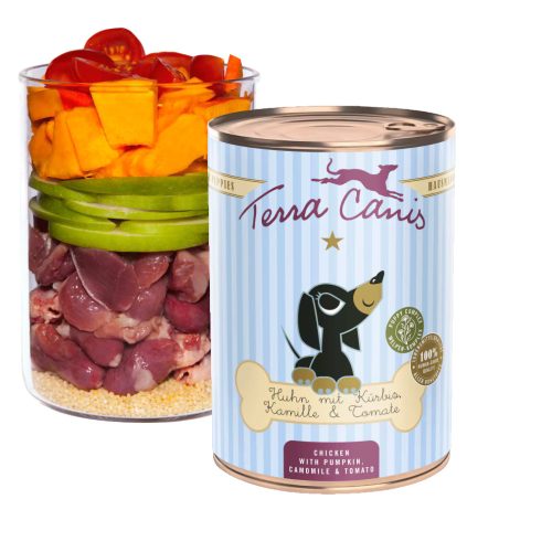 Terra Canis - Puppy - Csirke, Sütőtök, Kamilla menü (400g)