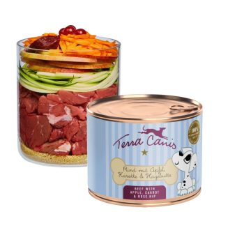 Terra Canis - Puppy - Marha, Sárgarépa, Alma menü (200g)