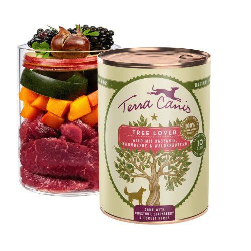 Terra Canis - Tree Lover - Szarvas, Gesztenye, Szeder menü (400g)