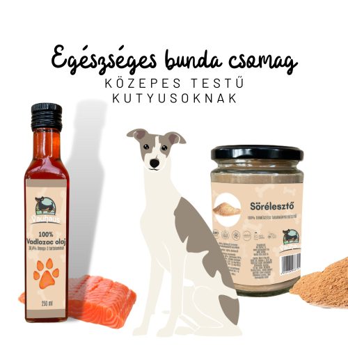 Vauhaus - Egészséges bunda csomag - közepes testű kutyáknak