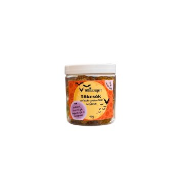   Whizzopet - Liofilizált Tökcsók - Sütőtök, Strucc máj, Mogyoróvaj és Kollagén
