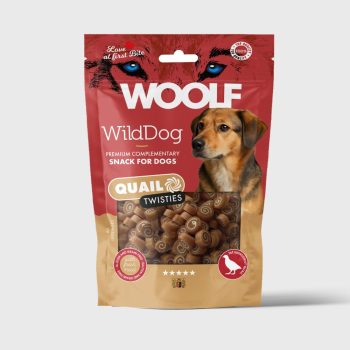 Woolf WildDog Twisties - Fürj és Tőkehal