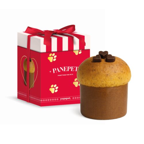 Yogupet - Panepet - Prémium Panettone Piros díszcsomagolásban