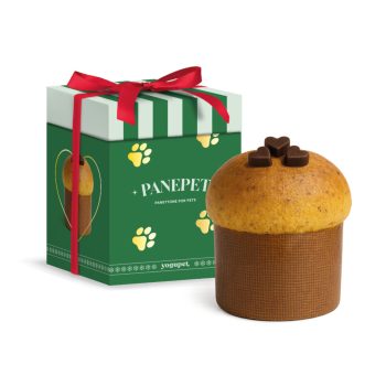  Yogupet - Panepet - Prémium Panettone Zöld díszcsomagolásban