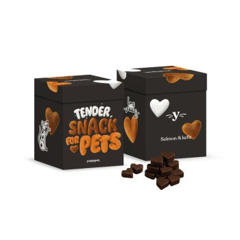  Yogupet - Snack Box - Lazac & Kefir jutalomfalat Fekete díszcsomagolásban