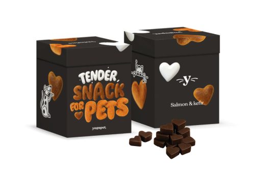 Yogupet - Snack Box - Lazac & Kefir jutalomfalat Fekete díszcsomagolásban