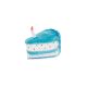 ZippyPaws - Birthday Cake - Kék