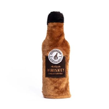   ZippyPaws Bottle Chrusherz - Whiskey - Sípoló műanyag üveggel